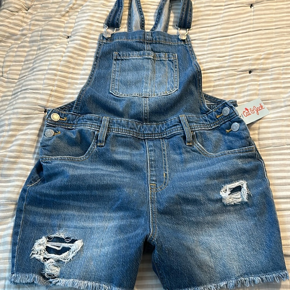 Girls overall shorts